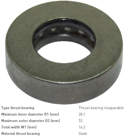 Підшипник упорний (d=28/53; b=16,4) [fol./a-sk04-021a-1241a; tvh/2693543, 15269]