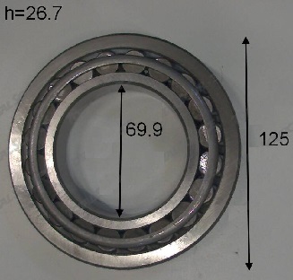 Підшипник роліковий 30214 (d=70/125; b=26,25) <7214 (30214)> [Fol./a-gb04-004a-0317a]