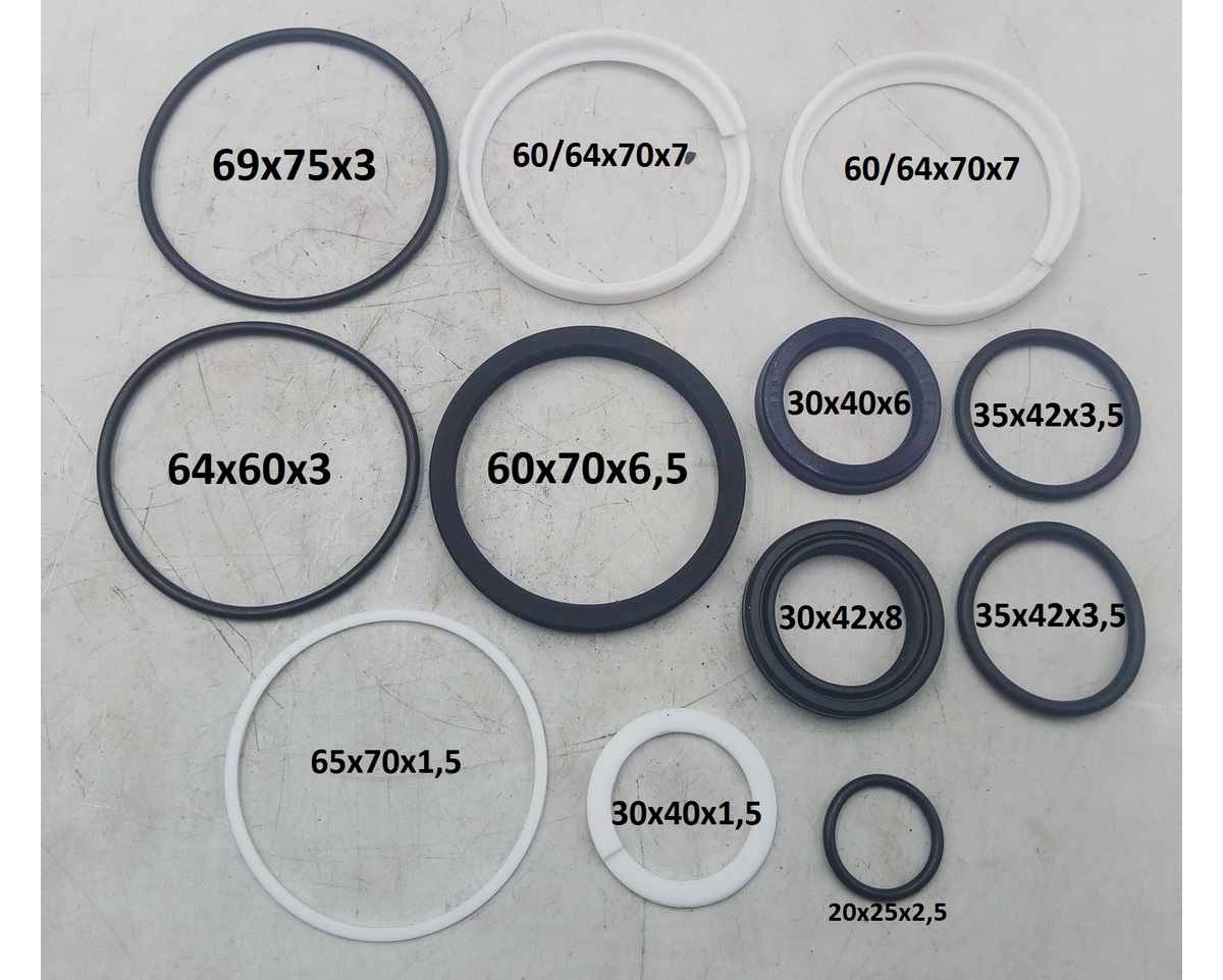 Р/к циліндра нахилу (30х40х6) сер.7 Toyota [046552009071; Fol./a-ma01-058a-0086a; tvh/5308808]