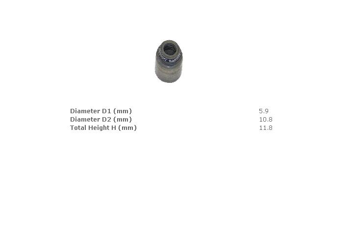 Масловідбивач (дв.h15,h20,h25,k15,k21) клапана 5,9*10,8*11,8 Nissan [1320753f00; Fol./a-ef06-103a-0024a;