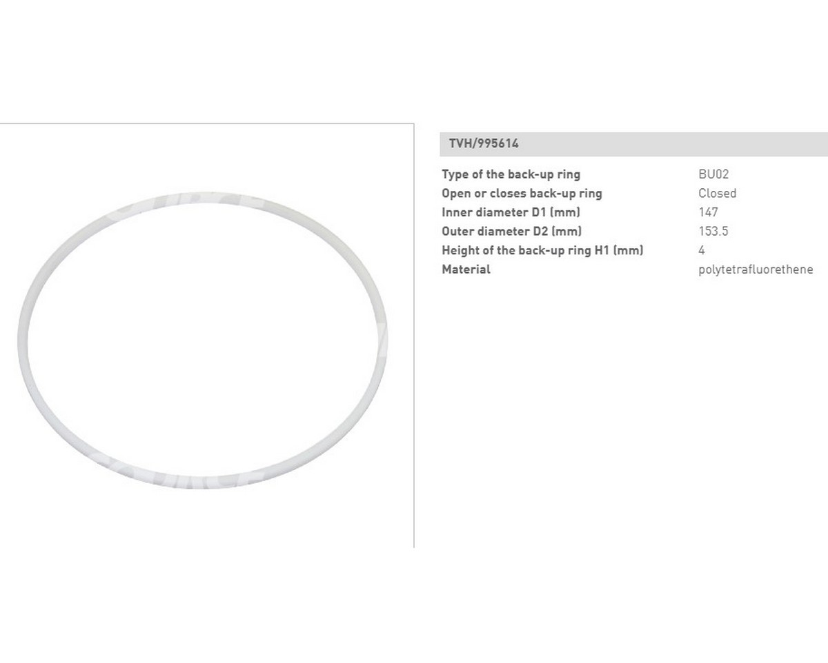 Кільце ущільнювальне 147х153,5х4 поршня касети АКПП Caterpillar