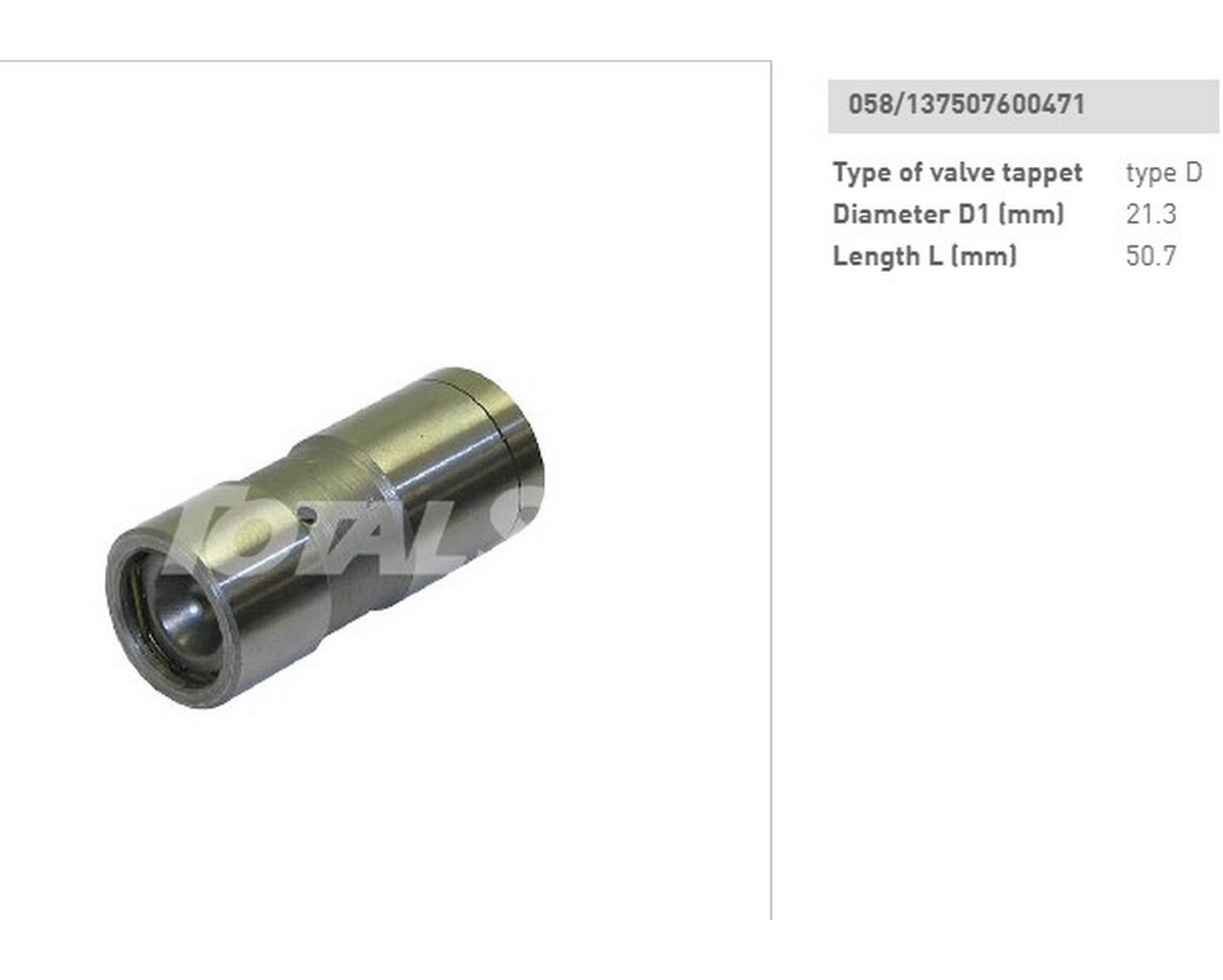 Штовхач (дв.4y, 5k) клапана (tvh/426772) Toyota [137507600471; Fol./a-eb06-051a-0011a; a-eb06-051a-1502a; tvh/ 426772]