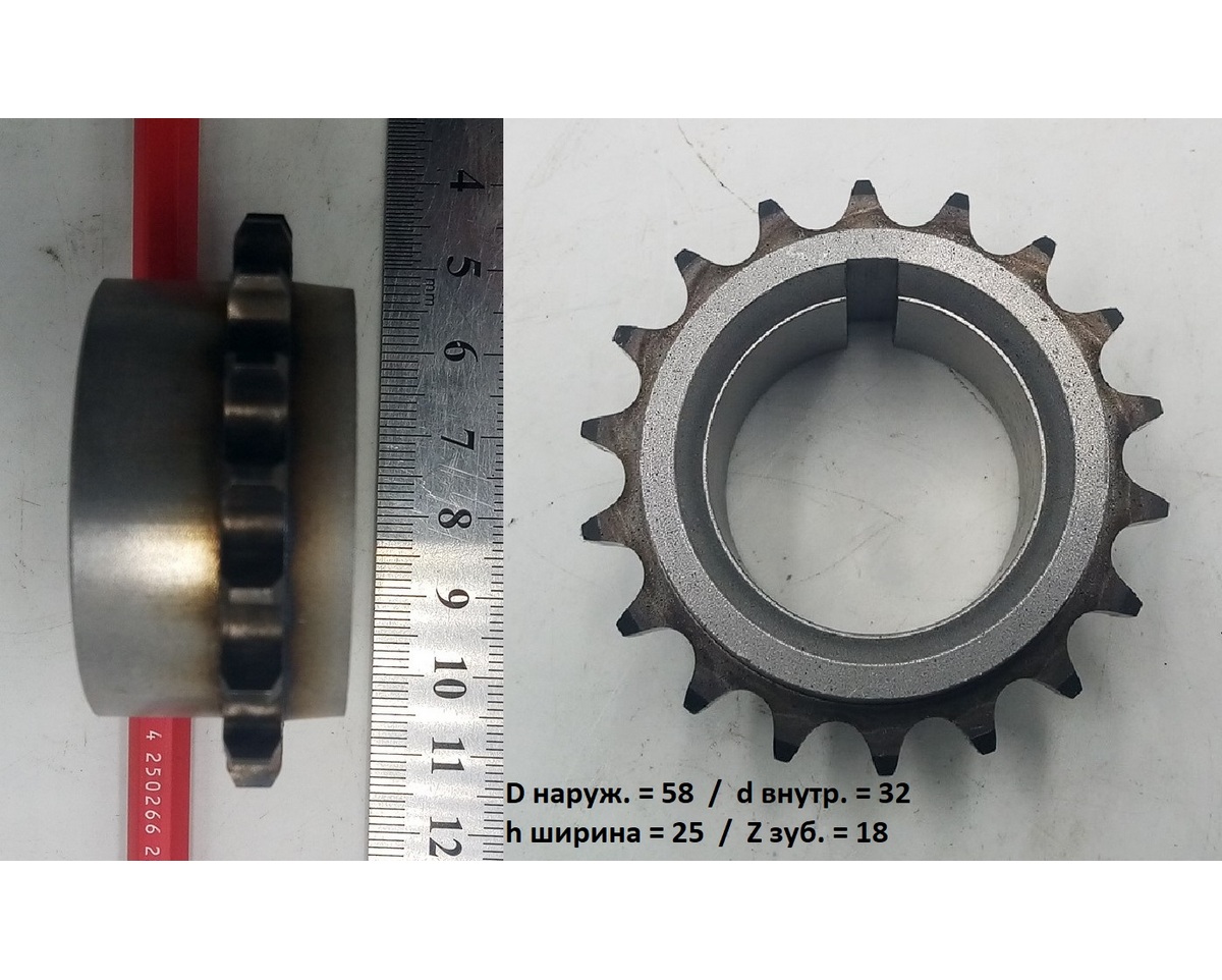 Шестерня (дв.5k) ГРМ коленвала (Z=18) Toyota [135217812171; Fol./a-ei02-003a-0035a, tvh/ 2017640]