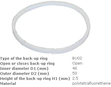 Кільце 46х50х2,5 компресіоної турбіни Mitsubishi