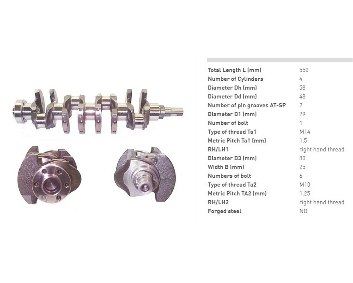 Колінвал (дв.4y) Toyota