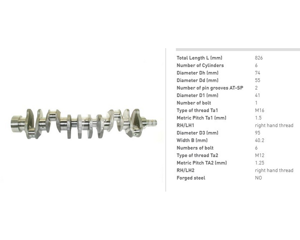 Колінвал (дв.11z, 13z) Toyota (сер.5-7)
