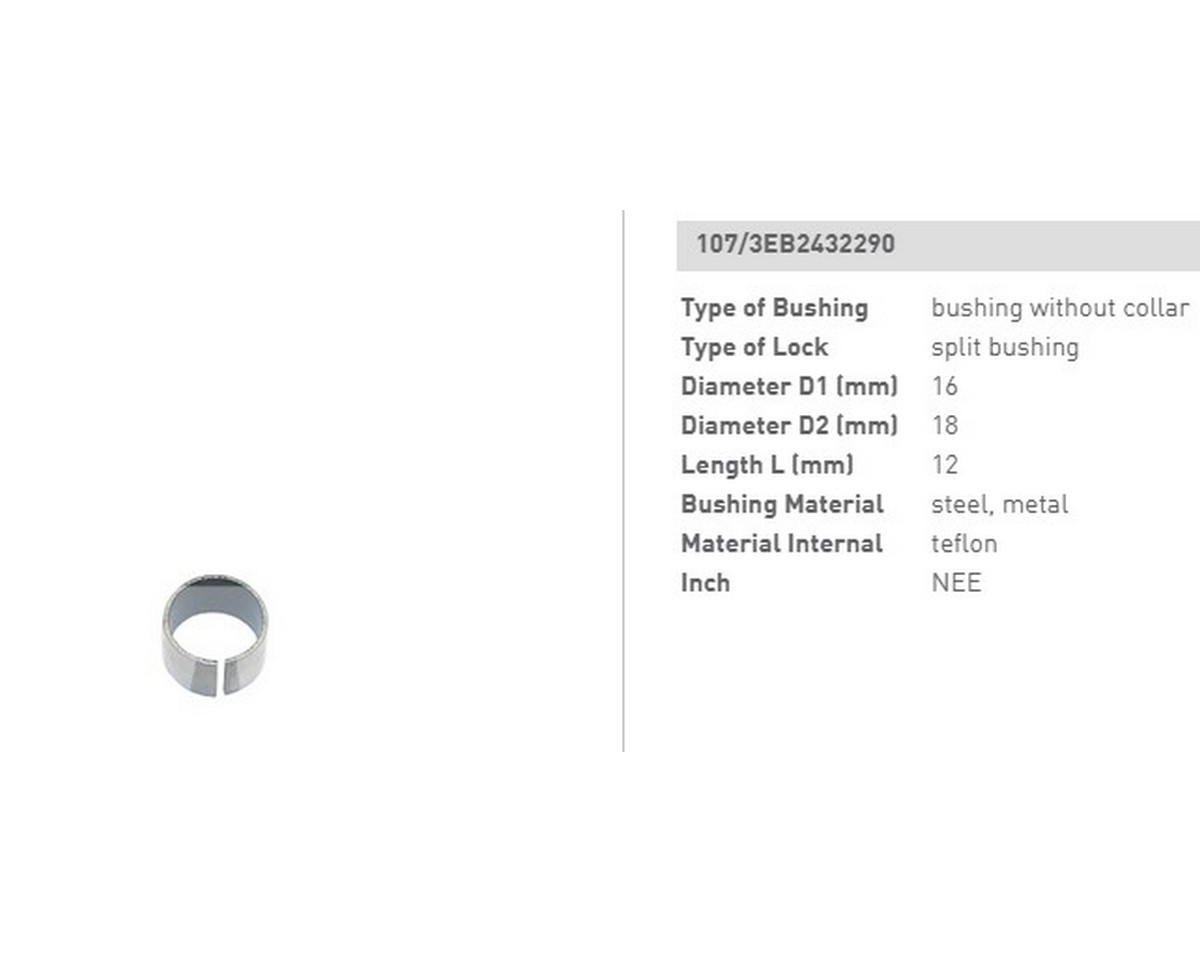 Втулка цапфи пов. маятника 107/3eb2432290