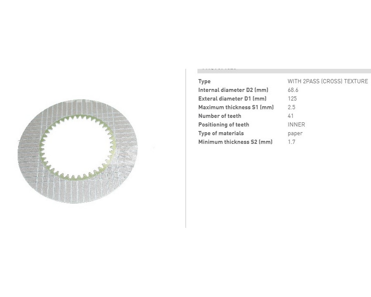 Диск сентірований АКПП S = 2,7 мм, N = 41 зуб внутр. fg25t/fd35ant Mitsubishi [9132402702; Fol./a-tf08-001b-1489a]