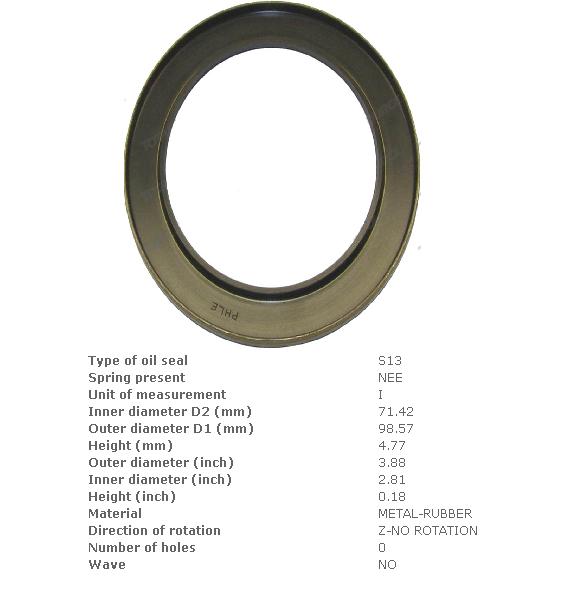 Манжета (сальник) 72x99х5 кер.м. Caterpillar