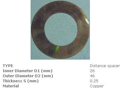 Шайба регулювальна 25х45х0,3 керованого моста TCM [2011430091; fol./a-sk08-002a-1440a]