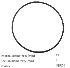 Кільцеве ущільнення АКПП MITSUBISHI