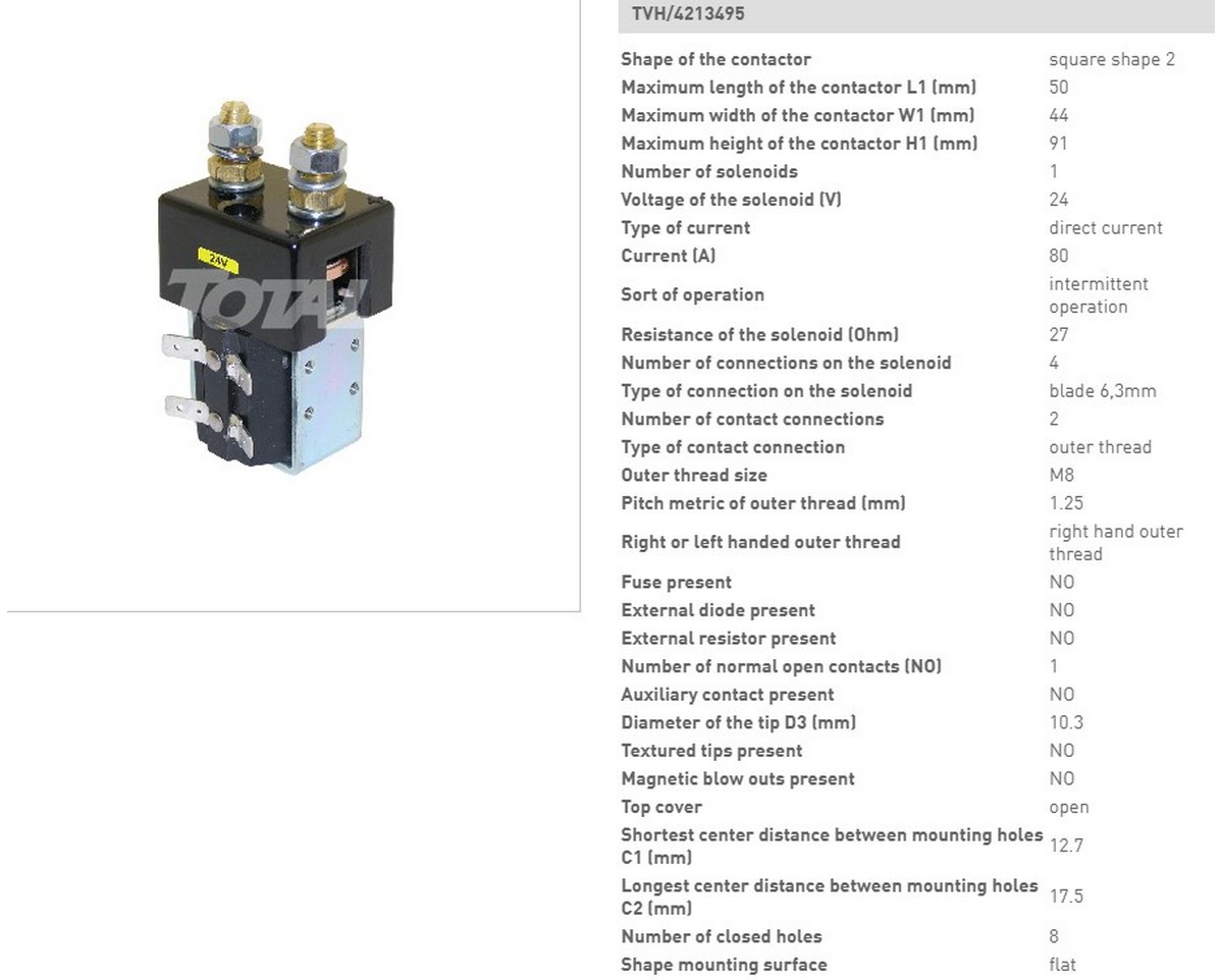 Контактор BT W20N