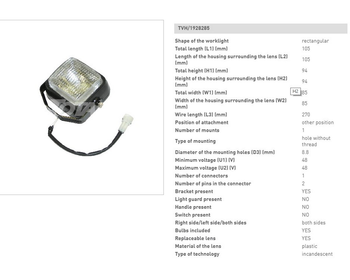 Фара передня (fb) Toyota [Fol./a-ll18-111a-1713a; tvh/1928285]