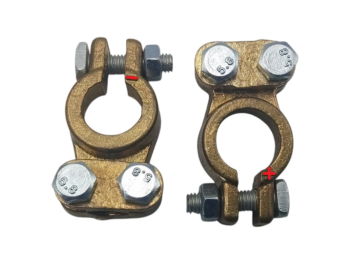 Клема АКБ (комплект "+" та "-")