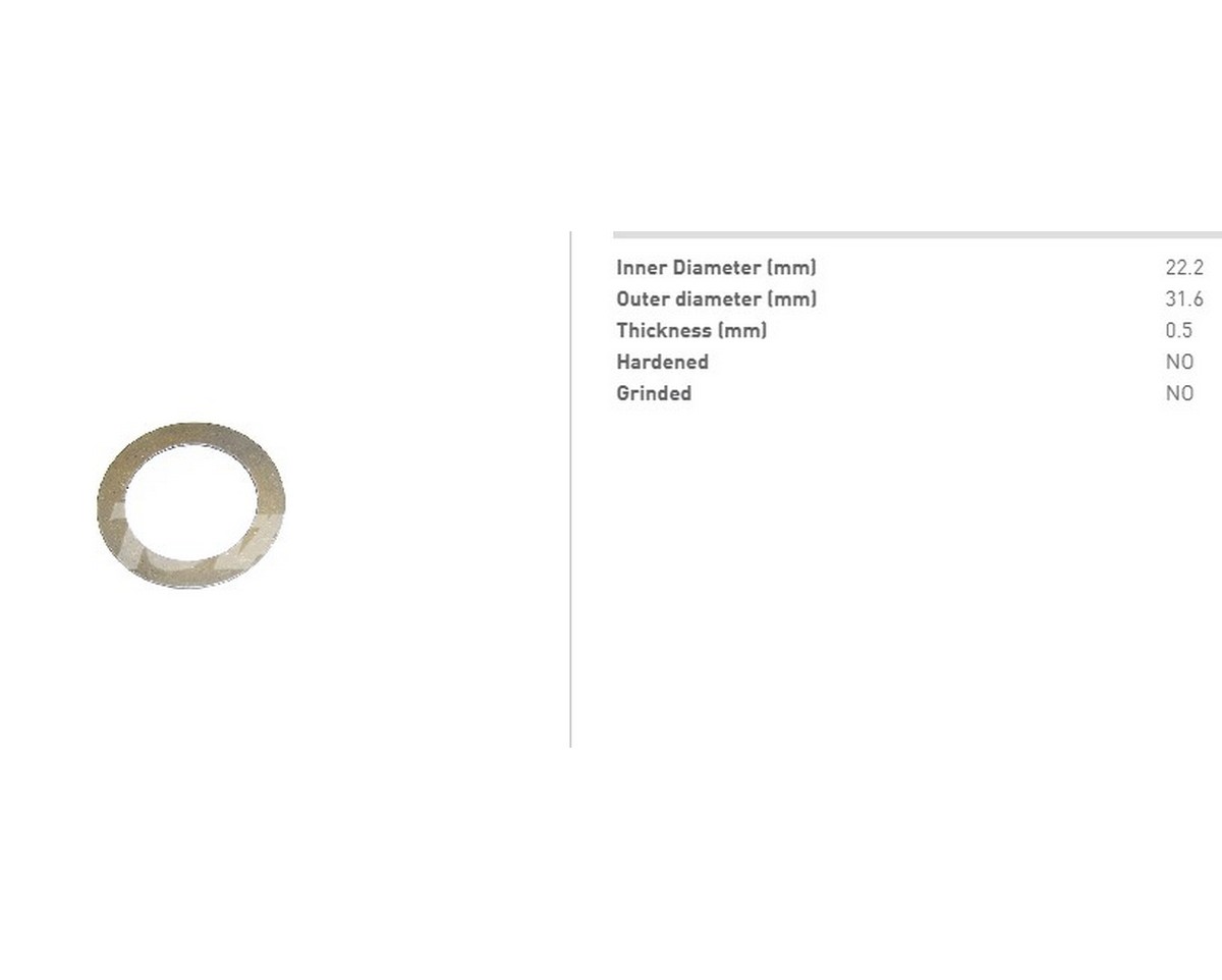 Шайба (дв.4y) регулювальна 22х32х0, 5 клапана Toyota: [802017608971; fol./a-eb15-051a-0025a, a-eb15-051a-1502a]