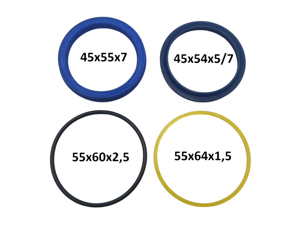 Р/к ущільнень циліндра підйому (бокового) 45х55х7 Ausa (x89/ el3003200)