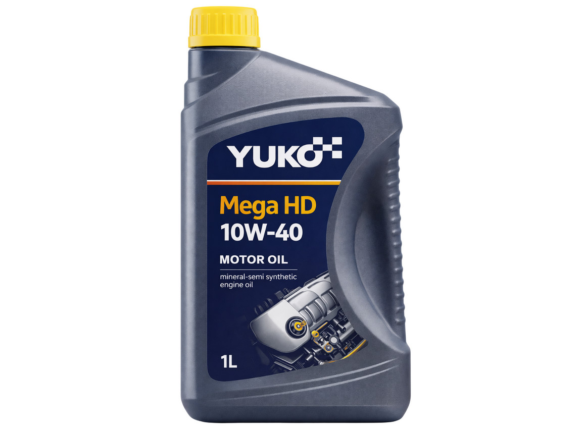 Олива моторна YUKO Mega HD 10W-40, 1л