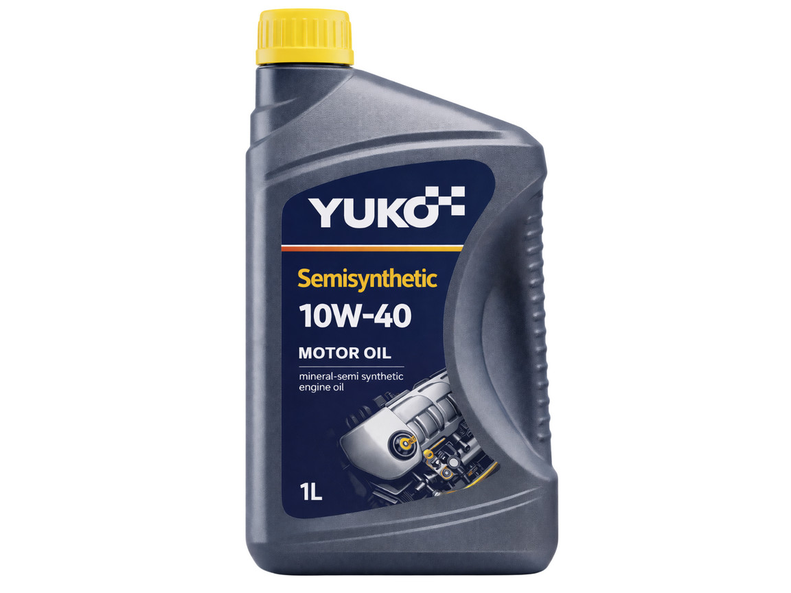 Олива моторна YUKO Semisynthetic 10W-40, 1л