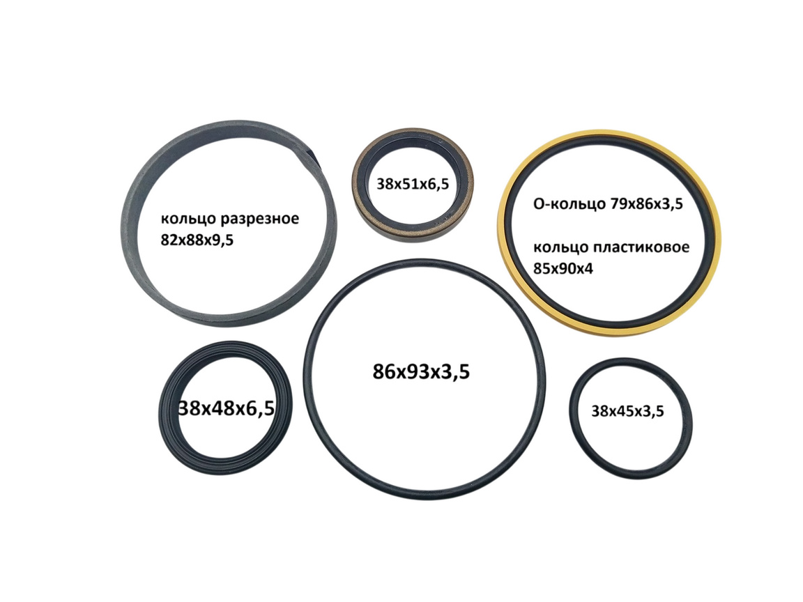 Р/к циліндра нахилу 38х48х6,5 HYSTER H60-C